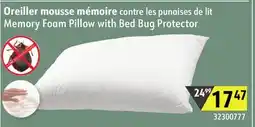 Sushi Shop Memory Foam Pillow with Bed Bug Protector offer