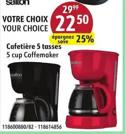 Sushi Shop 5 cup Coffemaker offer