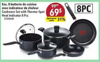 Sushi Shop Cookware Set with Thermo-Spot Heat Indicator 8 Pcs offer
