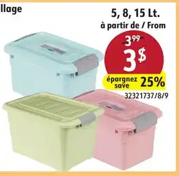 Sushi Shop Storage Bin With Lid And Latching Buckles offer