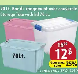 Sushi Shop Storage Tote with lid 70 Lt offer