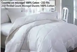Sushi Shop 233 Thread Count Microgel Duvets 100% Cotton offer