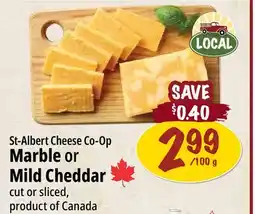 Farm Boy St-Albert Cheese Co - Op Marble or Mild Cheddar offer