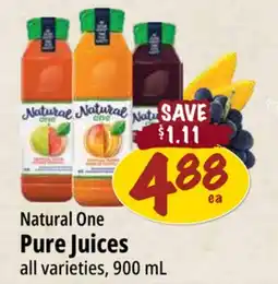 Farm Boy Natural One Pure Juices offer