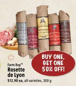 Farm Boy Farm Boy Rosette de Lyon offer