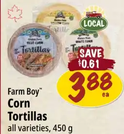 Farm Boy Farm Boy Corn Tortillas all varieties 450 g offer