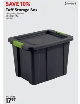 Home Hardware STERILITE Tuff Storage Box offer