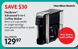 Home Hardware FlexBrew Advanced 5-in-1 Coffee Maker offer