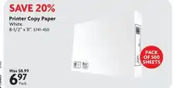 Home Hardware Printer Copy Paper offer