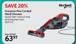Home Hardware Scorpion Plus Corded Hand Vacuum offer