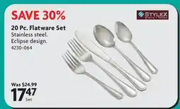 Home Hardware 20 Pc. Flatware Set offer