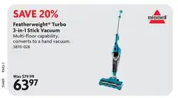 Home Hardware Featherweight Turbo 3-in-1 Stick Vacuum offer