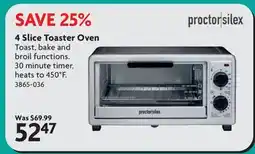 Home Hardware 4 Slice Toaster Oven offer