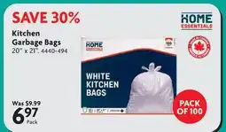 Home Hardware Kitchen Garbage Bags offer