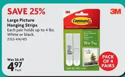 Home Hardware Large picture hanging strips offer