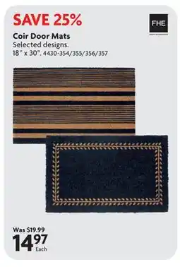Home Hardware Coir Door Mats offer