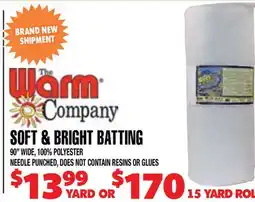 Len's Mill Stores SOFT & BRIGHT BATTING offer
