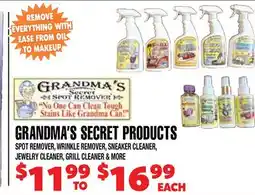 Len's Mill Stores GRANDMA'S SECRET PRODUCTS offer