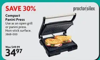 Home Hardware Compact Panini Press offer