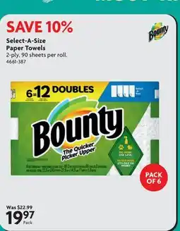 Home Hardware BOUNTY Select-A-Size Paper Towels offer
