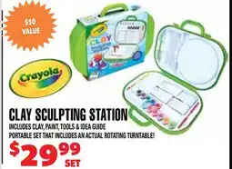 Len's Mill Stores CRAYOLA CLAY SCULPTING STATION offer