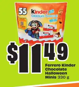 Chalo FreshCo Ferrero Kinder Chocolate Halloween Minis 330 g offer
