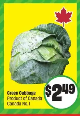 Chalo FreshCo Green Cabbage Product of Canada Canada No. 1 offer
