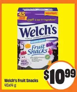 Chalo FreshCo Welch's Fruit Snacks 45x14 g offer