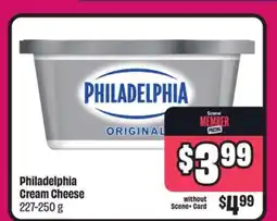 Chalo FreshCo Philadelphia Cream Cheese 227-250 g offer