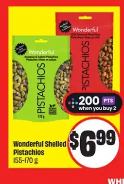 Chalo FreshCo Wonderful Shelled Pistachios 155-170 g offer