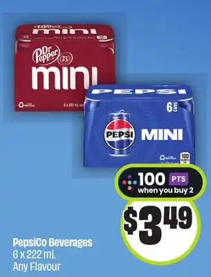 Chalo FreshCo PepsiCo Beverages 6 x 222 mL Any Flavour offer