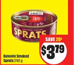 Chalo FreshCo Belevini Smoked Sprats 240 g offer