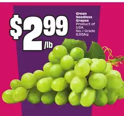 Chalo FreshCo Green Seedless Grapes Product of USA No. 1 Grade offer
