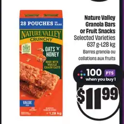 Chalo FreshCo Nature Valley Granola Bars or Fruit Snacks Selected Varieties 637 g-1.28 kg offer