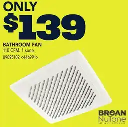 RONA BROAN NuTone BATHROOM FAN offer