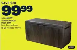 RONA RONA SPRINGWOOD DECK BOX 80-gal offer