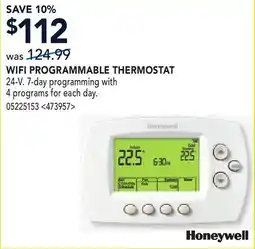 RONA WIFI PROGRAMMABLE THERMOSTAT offer
