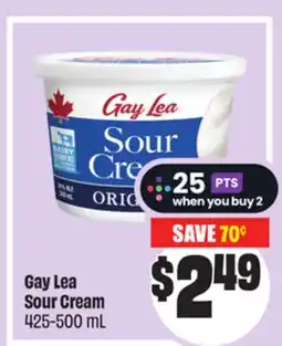 Chalo FreshCo Gay Lea Sour Cream 425-500 mL offer