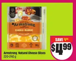 Chalo FreshCo Armstrong Natural Cheese Slices 220-240 g offer
