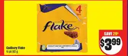 Chalo FreshCo Cadbury Flake 4 pk 80 g offer