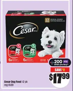 Chalo FreshCo Cesar Dog Food 12 pk offer
