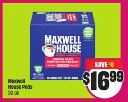 Chalo FreshCo Maxwell House Pods 30 pk offer
