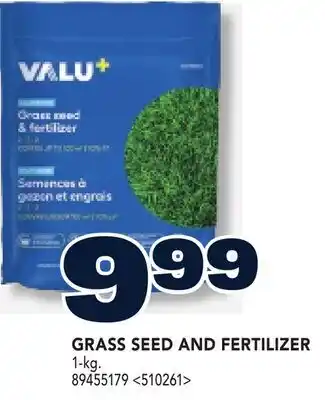 RONA GRASS SEED AND FERTILIZER offer