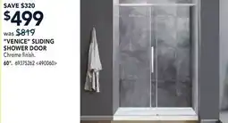RONA VENICE SLIDING SHOWER DOOR 60 offer