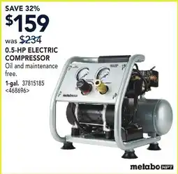 RONA metabo HPT 0.5-HP ELECTRIC COMPRESSOR 1-gal offer