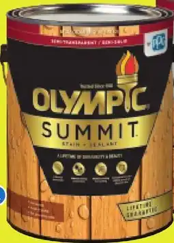 RONA OLYMPIC Summit and Maximum exterior stain offer