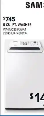 RONA 5 CU. FT. WASHER offer