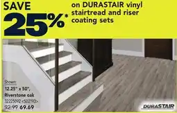 RONA DURASTAIR vinyl stairtread and riser coating sets 12.25 x 50 offer