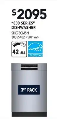 RONA 800 SERIES DISHWASHER offer