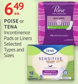 IDA Pharmacy POISE or TENA offer